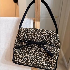 Liz Claiborne Leopard Print Women's Bag with Black Accents